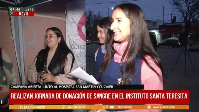 Gran respuesta en una jornada de donaci&oacute;n de sangre y registro de m&eacute;dula &oacute;sea en Paran&aacute;